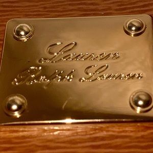 Ralph Lauren sloan street small triangle leather.